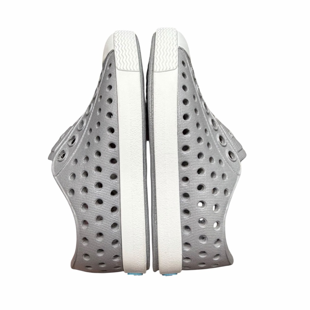 Native Jefferson EVA Toddler Slip-On Sneakers | Grey/White | Size C4 - Picture 6 of 7